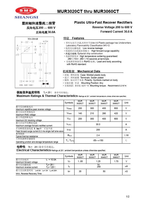 MUR3030CT