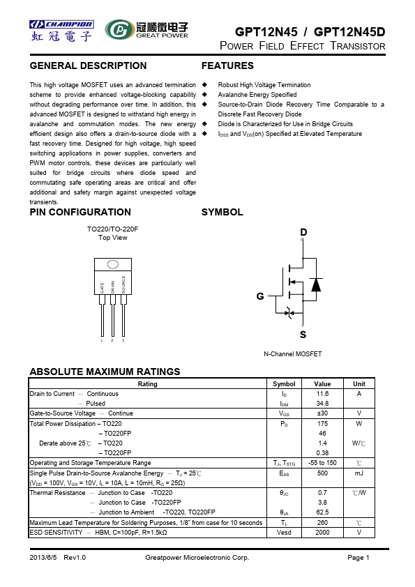 GPT12N45D