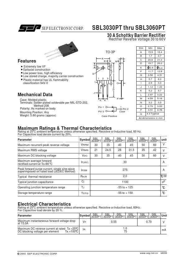 SBL3035PT