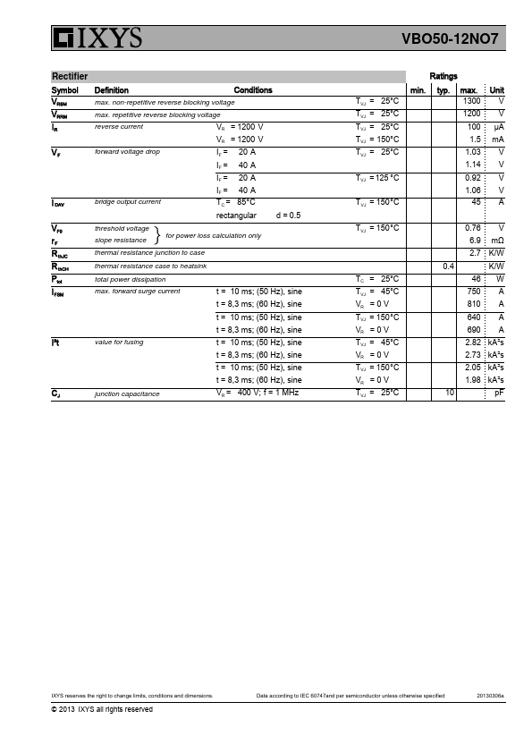 VBO50-12NO7