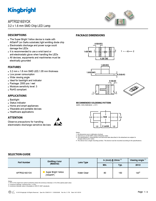 APTR3216SYCK