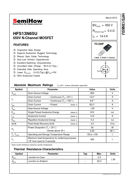 HFS13N65U