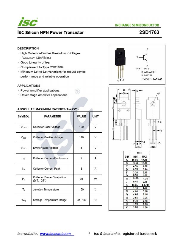 2SD1763