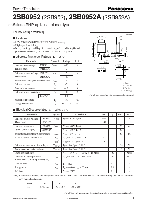 2SB952A