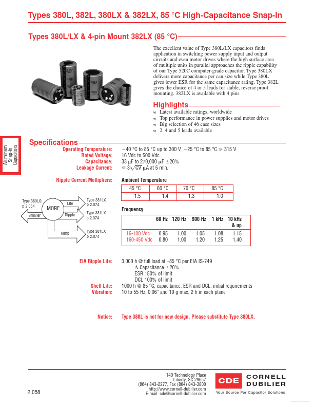 382LX822M100N052