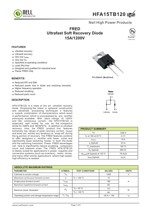 HFA15TB120