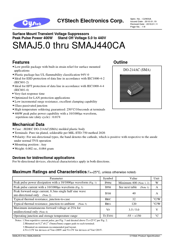 SMAJ100A