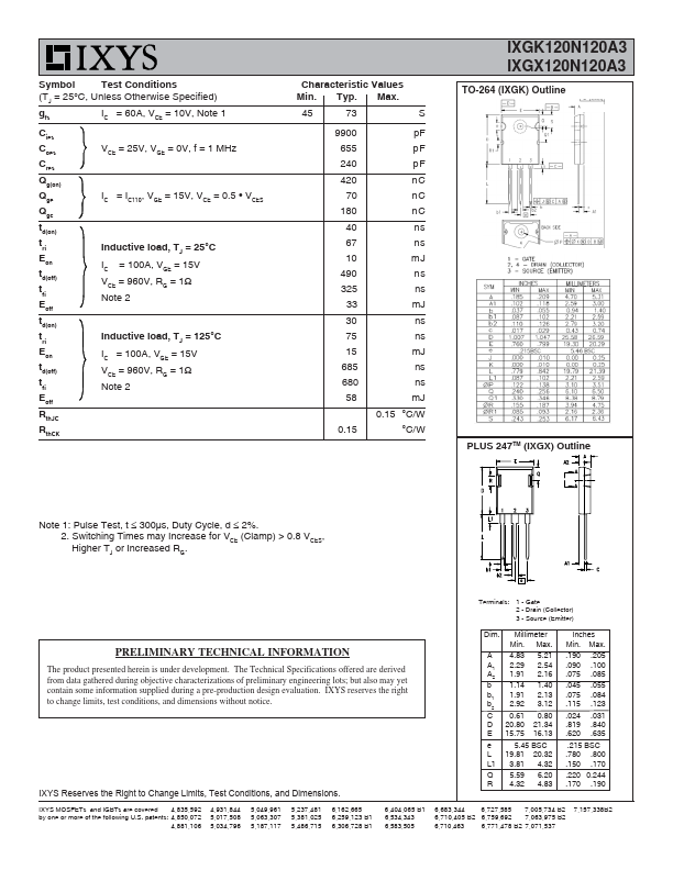 IXGK120N120A3