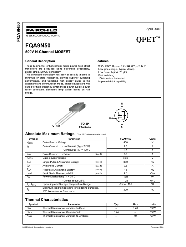 FQA9N50