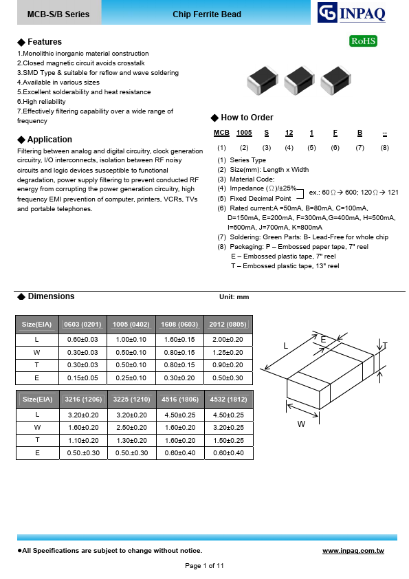 MCB3216S221IB