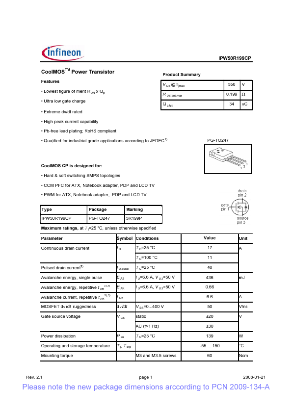 IPW50R199CP