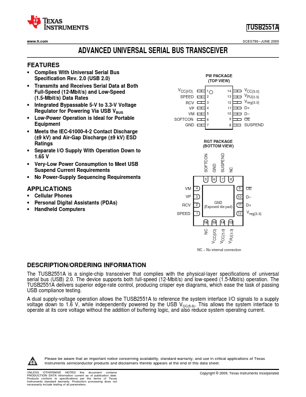 TUSB2551A