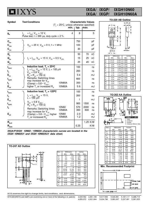 IXGP10N60A