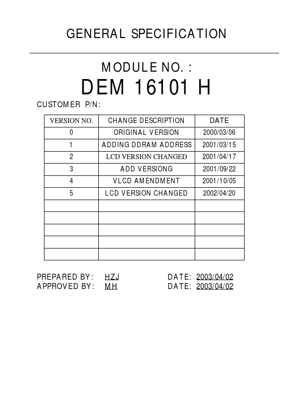 DEM16101H