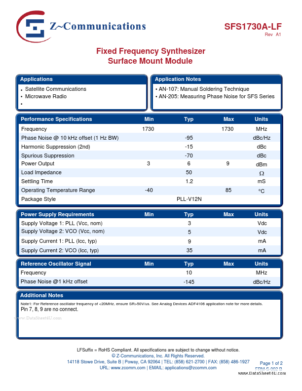 SFS1730A-LF