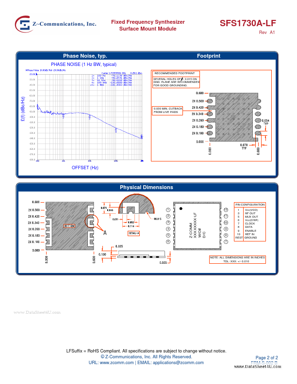 SFS1730A-LF