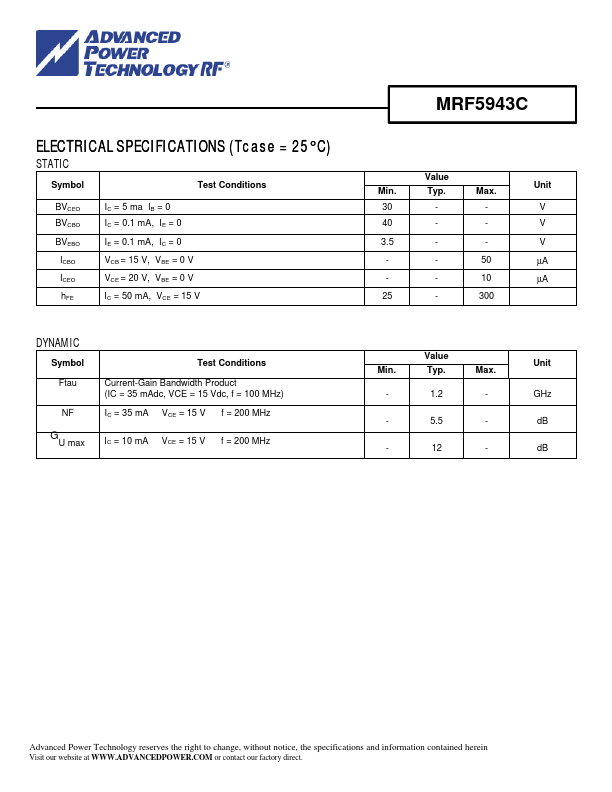 MRF5943C