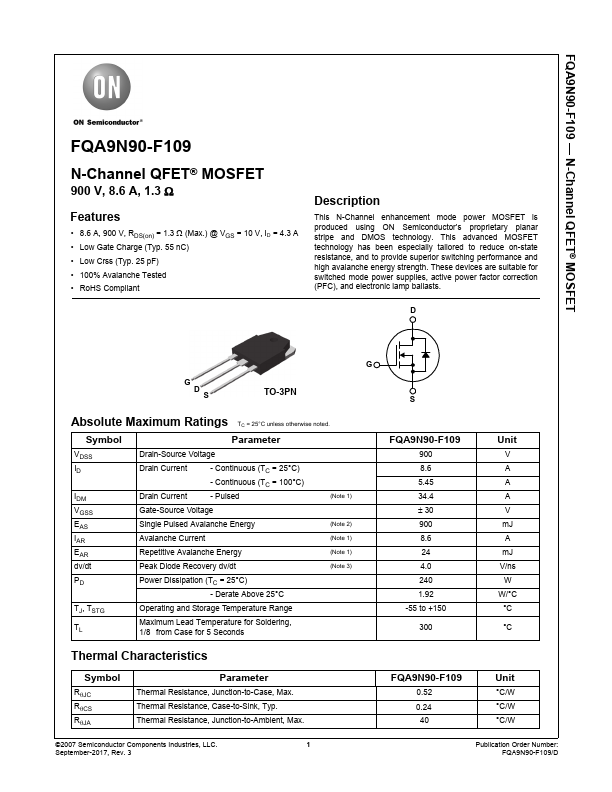 FQA9N90-F109