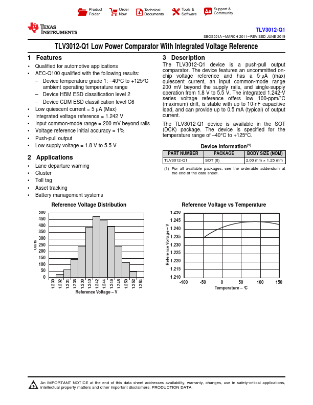 TLV3012A-Q1