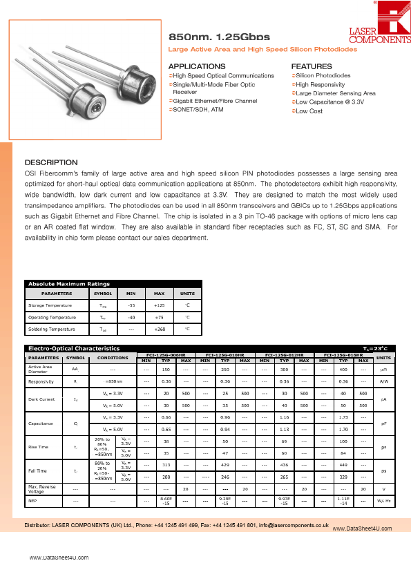 FCI-125G-xxxHR