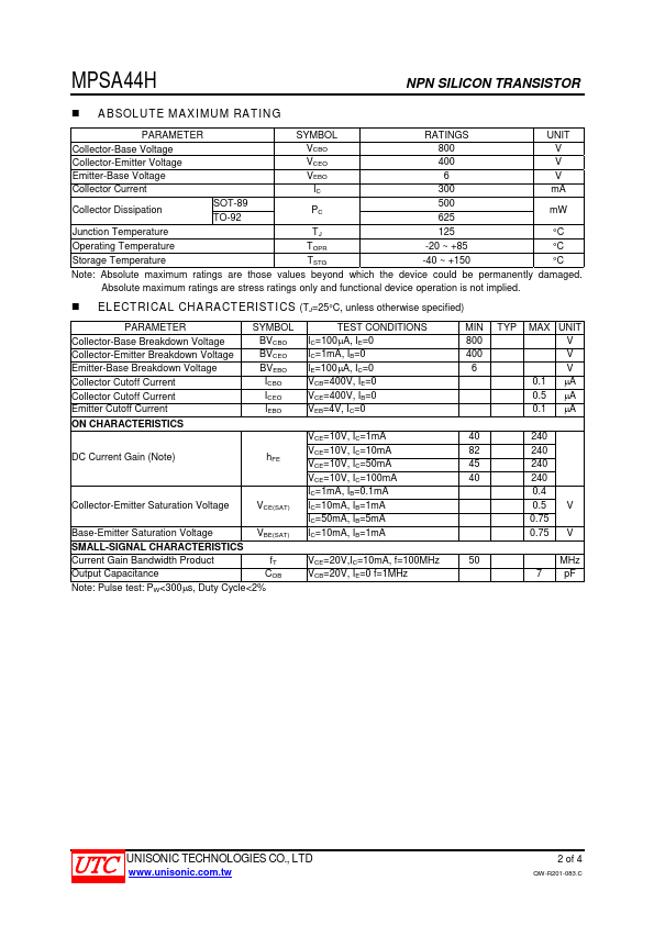 MPSA44H