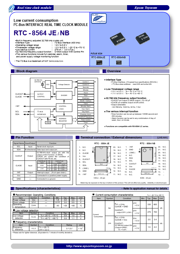 RTC-8564JE