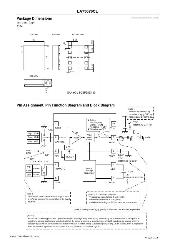 LA73079CL