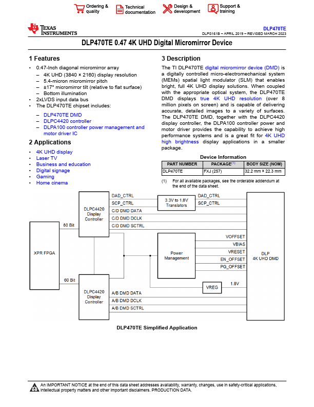 DLP470TE