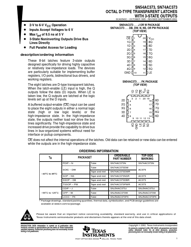 SN74AC373