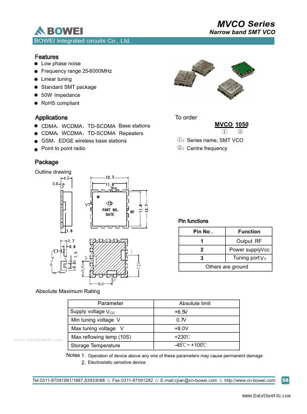 MVCO3070