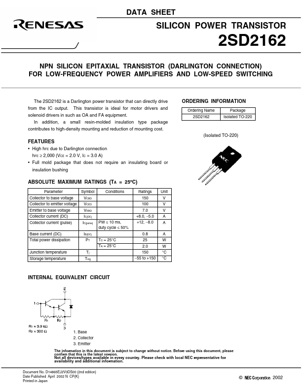 2SD2162