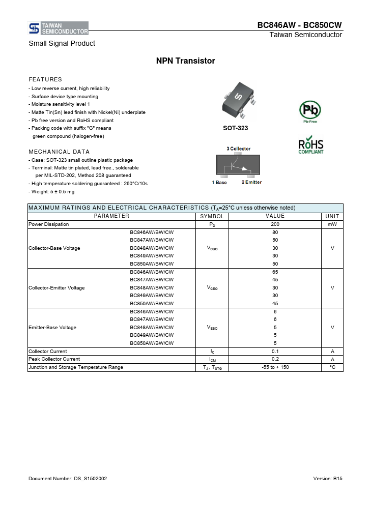 BC846CW