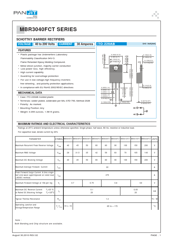 MBR3090FCT