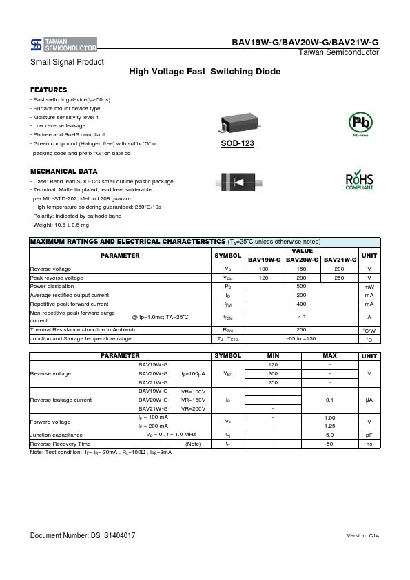 BAV19W-G