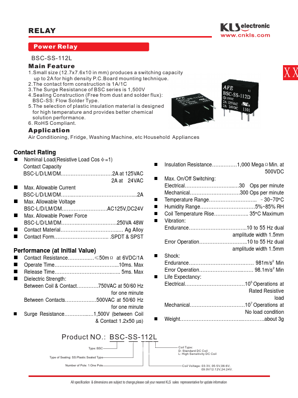 BSC-SS-124L