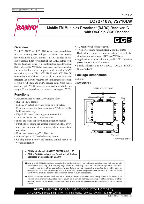 LC72710LW