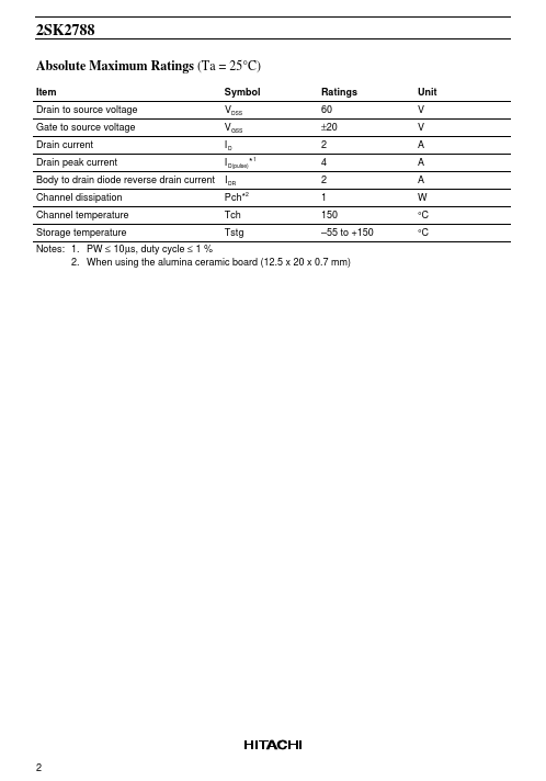 2SK2788