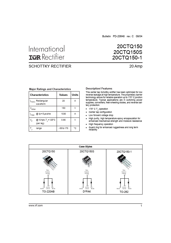 20CTQ150-1TRRPBF