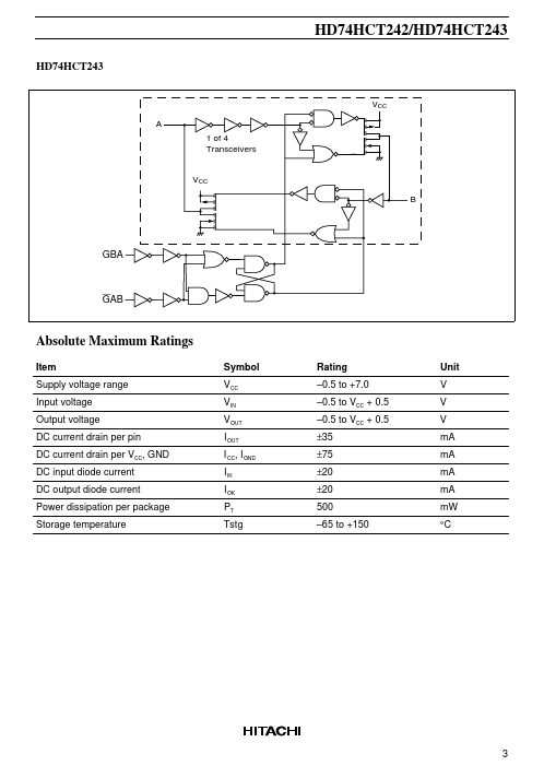 HD74HCT242