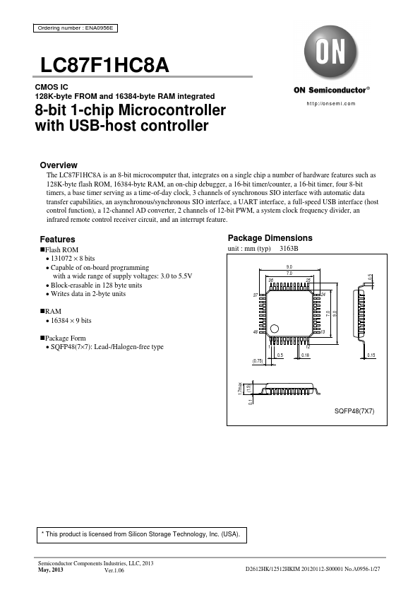 LC87F1HC8A