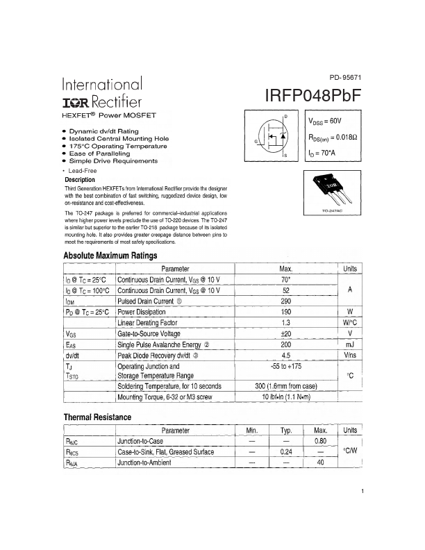 IRFP048PbF