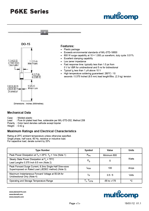 P6KE7.5A