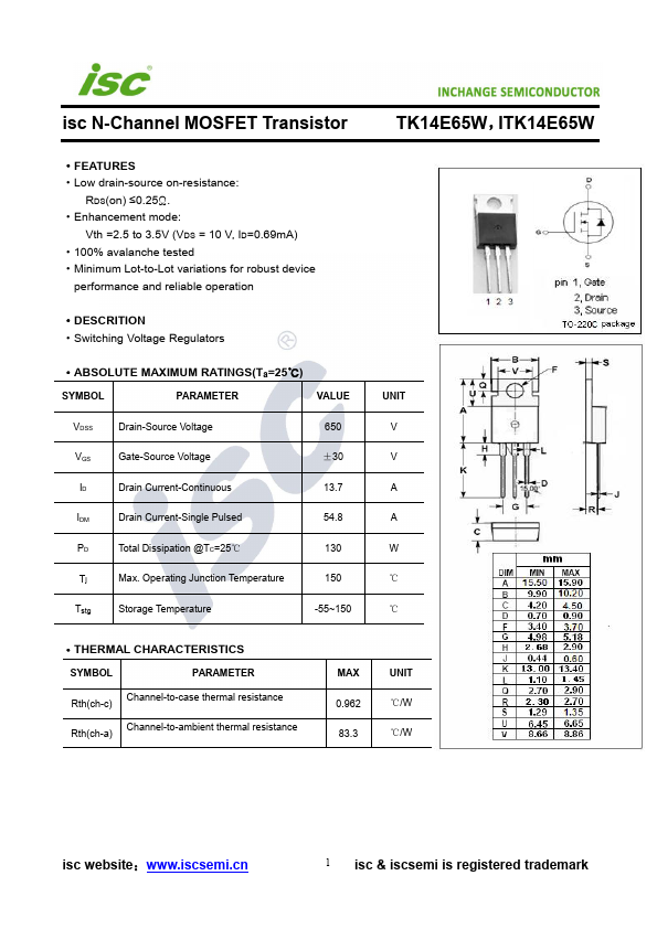 TK14E65W