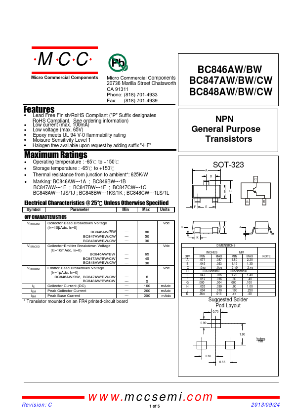 BC847AW