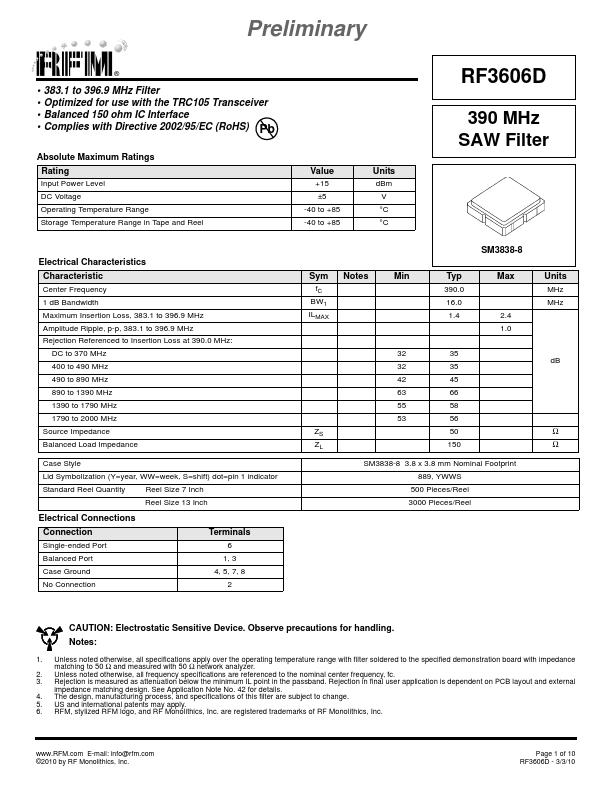 RF3606D