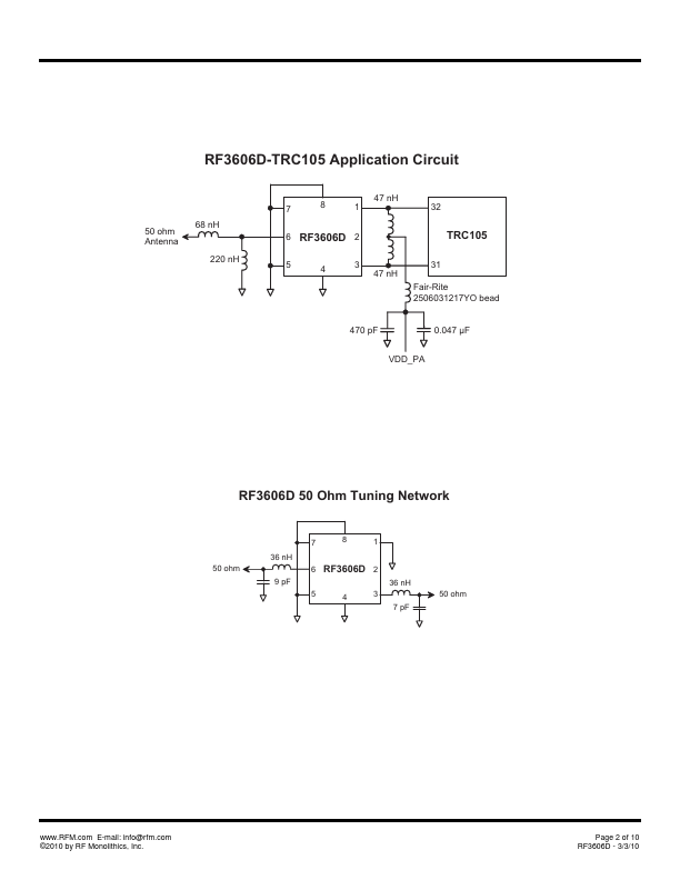 RF3606D