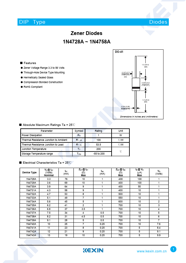 1N4743A