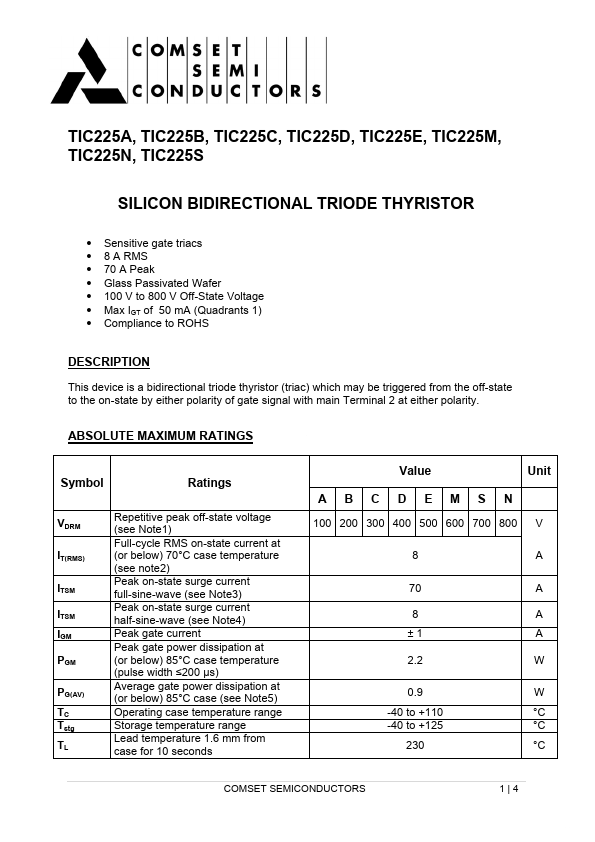 TIC225D