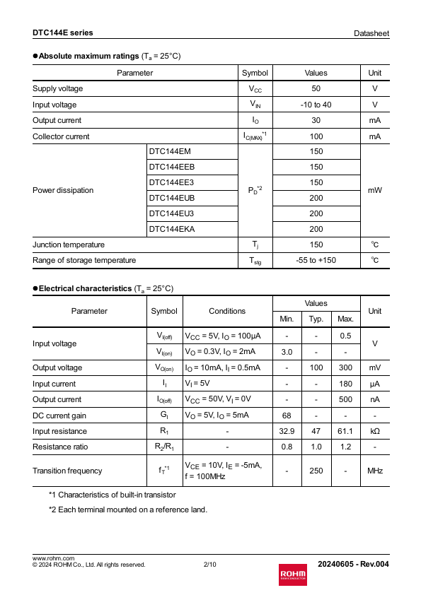 DTC144EUB