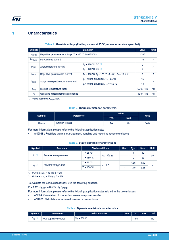 STPSC2H12-Y